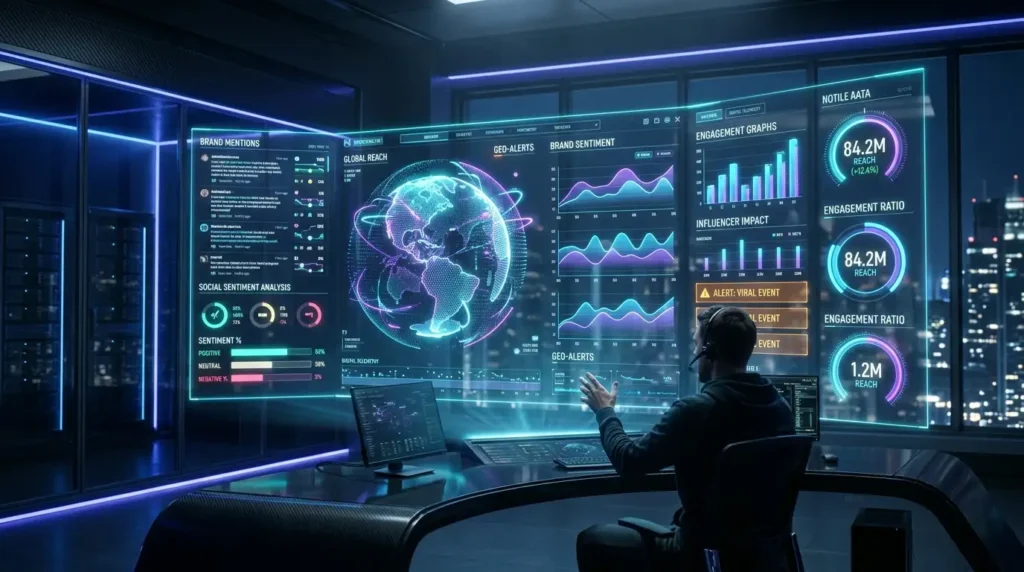 Monitoramento de menções